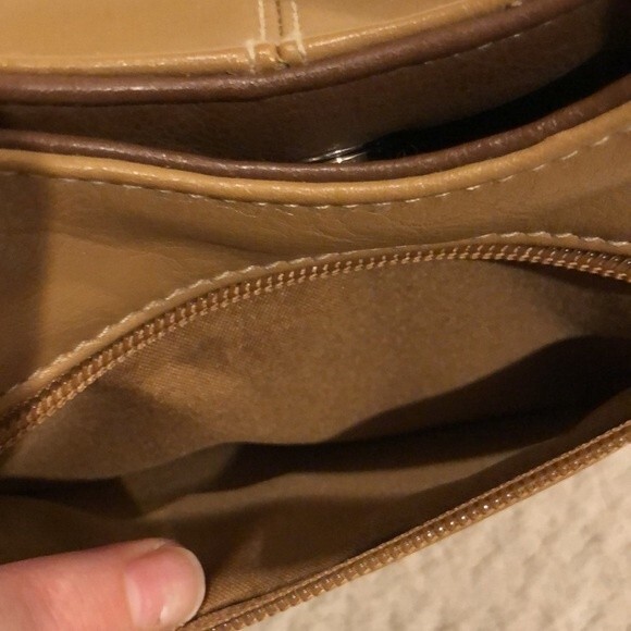 Smartlyte Tan Vintage Handbag Purse - Picture 6 of 14